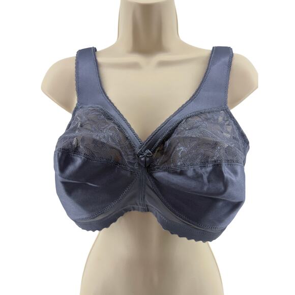 Glamorise MagicLift Original Support Bra 40C Style 1000 Folkstone Gray - Picture 2 of 7